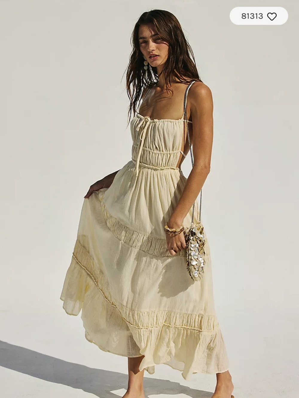 Free People Taking Sides Maxi Dress Size Large